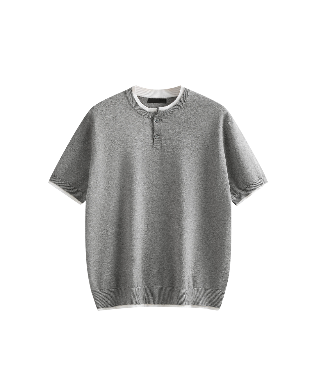 THE CONTRAST TRIM HENLEY TEE
