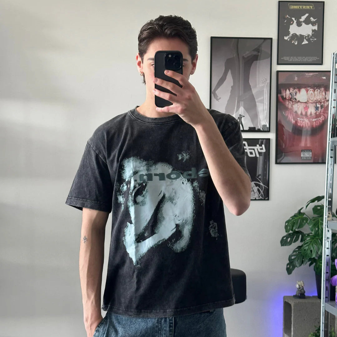 REBORN GRAPHIC OVERSIZED TEE