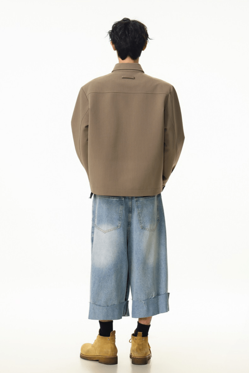 Asymmetric Zip Jacket - Revivo Avenue