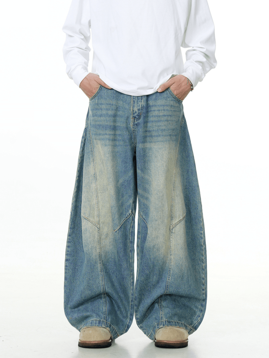 Convex Panel Super Wide - Leg Jeans - Revivo Avenue