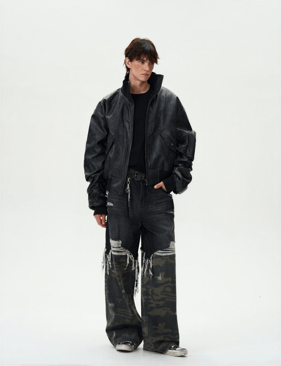 Eden - Roc Faux Leather Jacket - Revivo Avenue