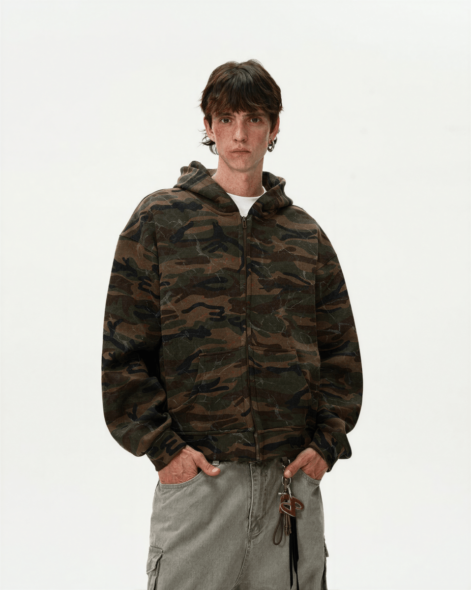 Faubourg Camo Hoodie - Revivo Avenue