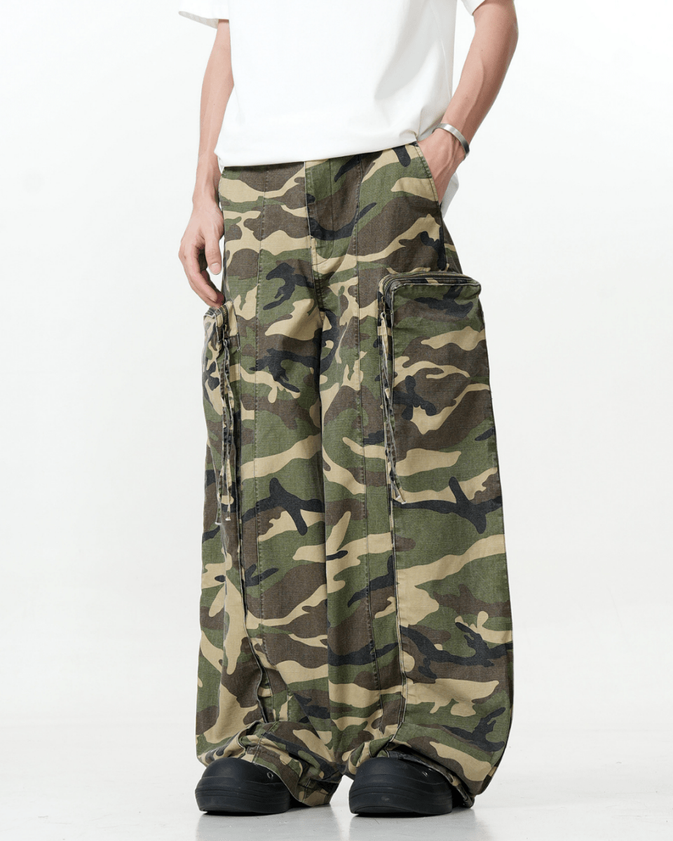 Naples Tactical Camo Cargo Jeans - Revivo Avenue