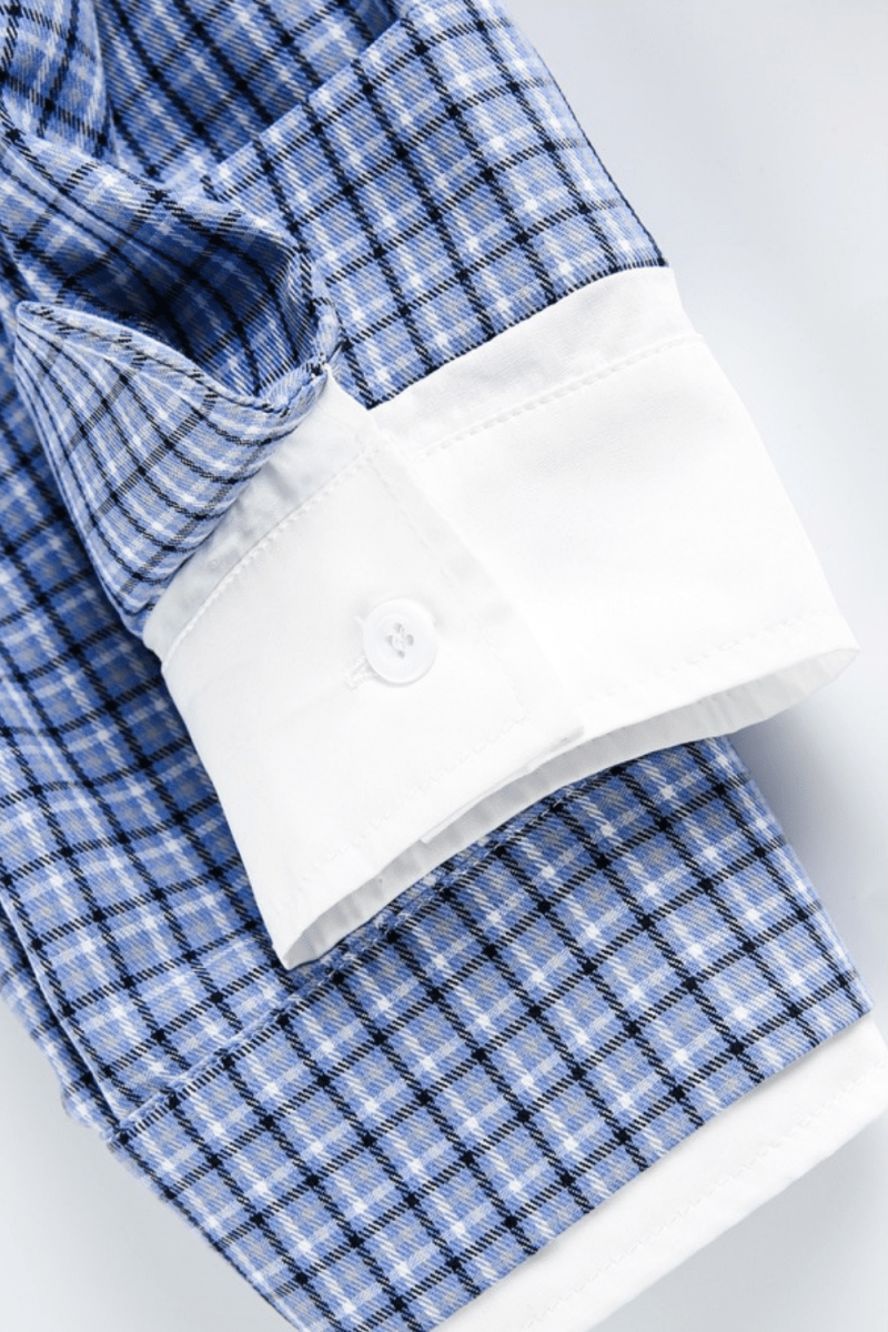 Relaxed Fit Checkered Button - Up Shirt - Revivo Avenue