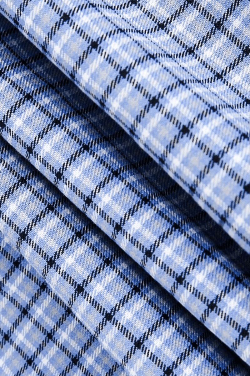 Relaxed Fit Checkered Button - Up Shirt - Revivo Avenue