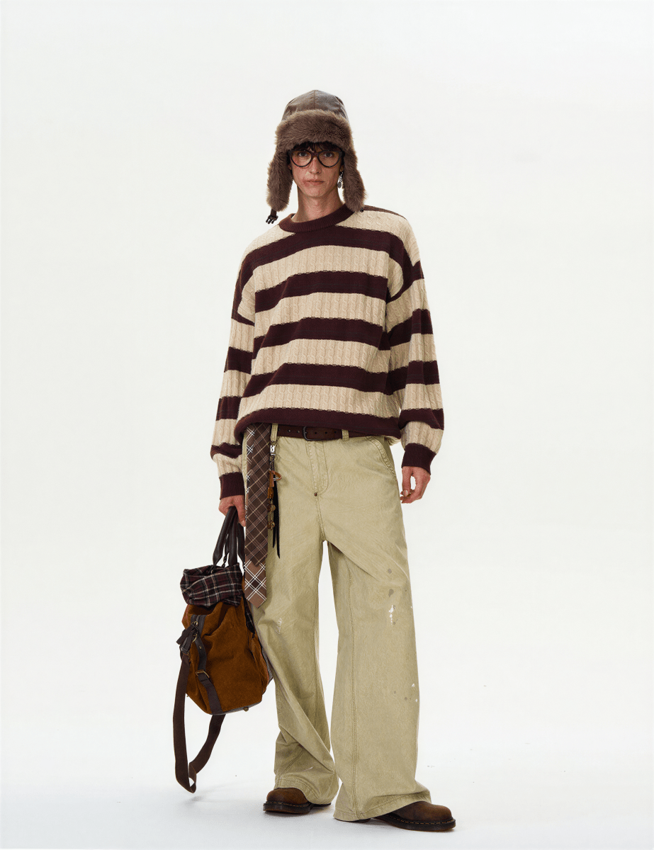Saint - Antoine Stripe Sweater - Revivo Avenue