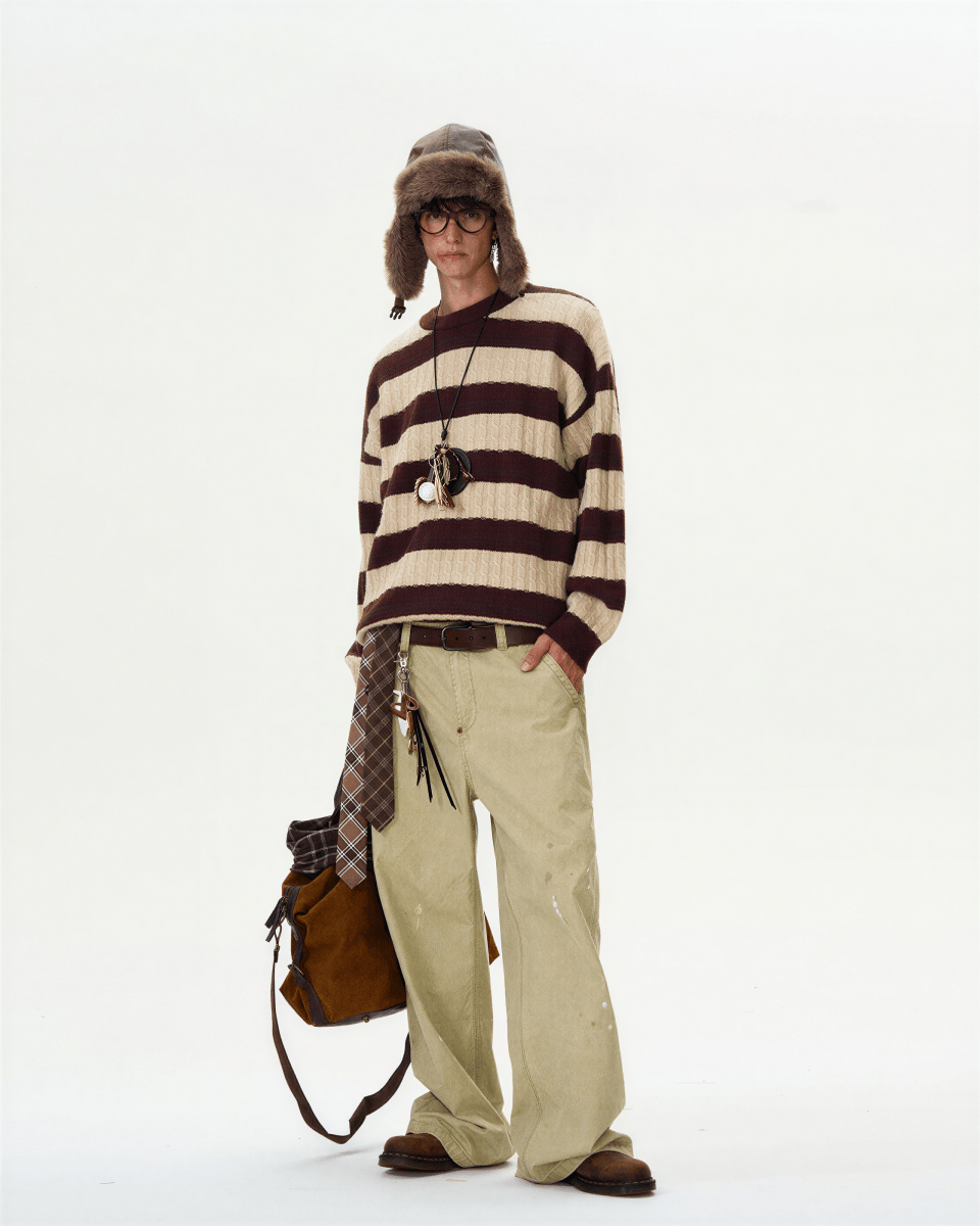 Saint - Antoine Stripe Sweater - Revivo Avenue