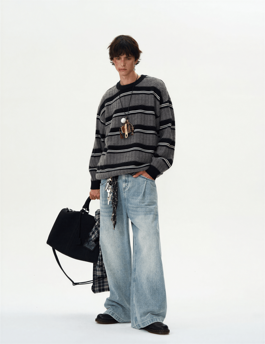 Saint - Antoine Stripe Sweater - Revivo Avenue