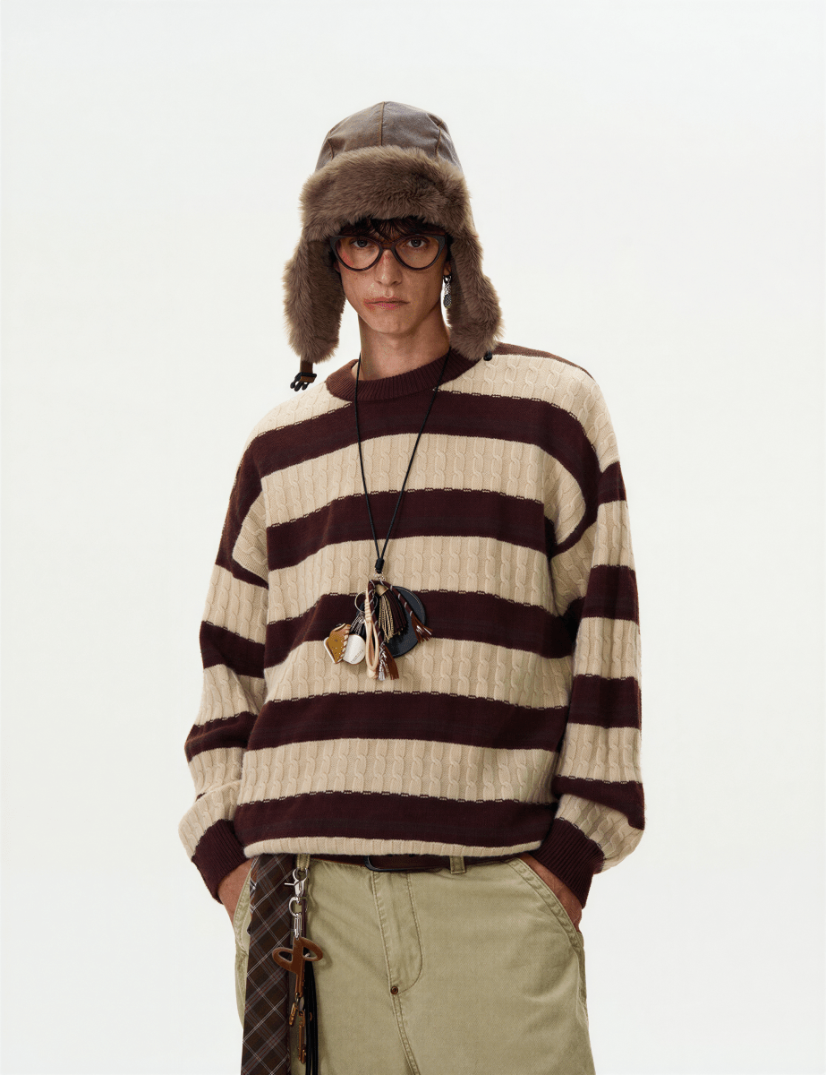 Saint - Antoine Stripe Sweater - Revivo Avenue
