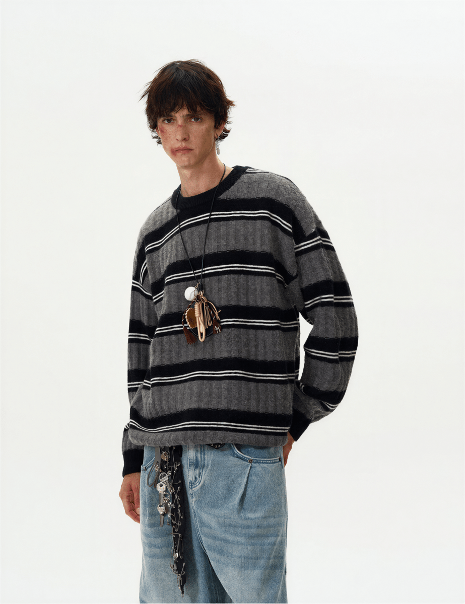 Saint - Antoine Stripe Sweater - Revivo Avenue