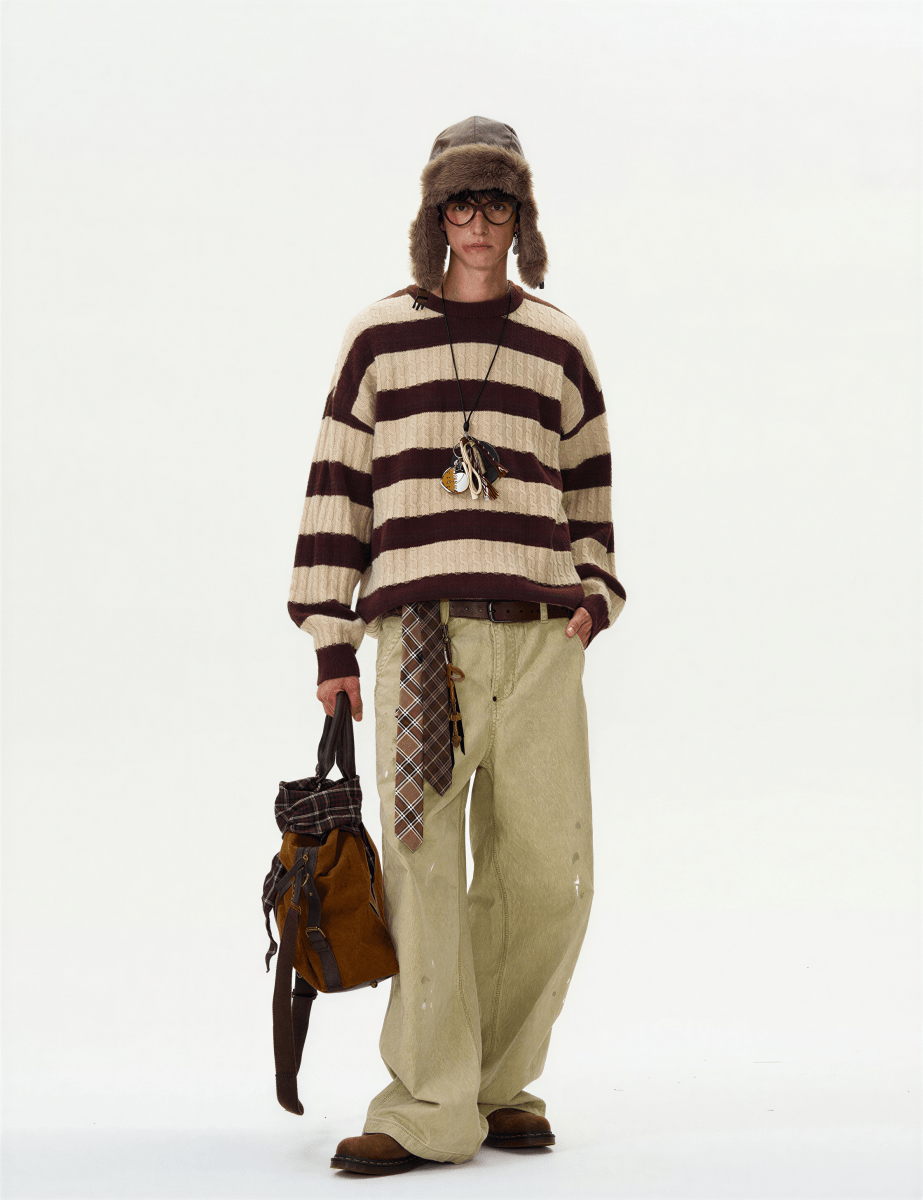 Saint - Antoine Stripe Sweater - Revivo Avenue