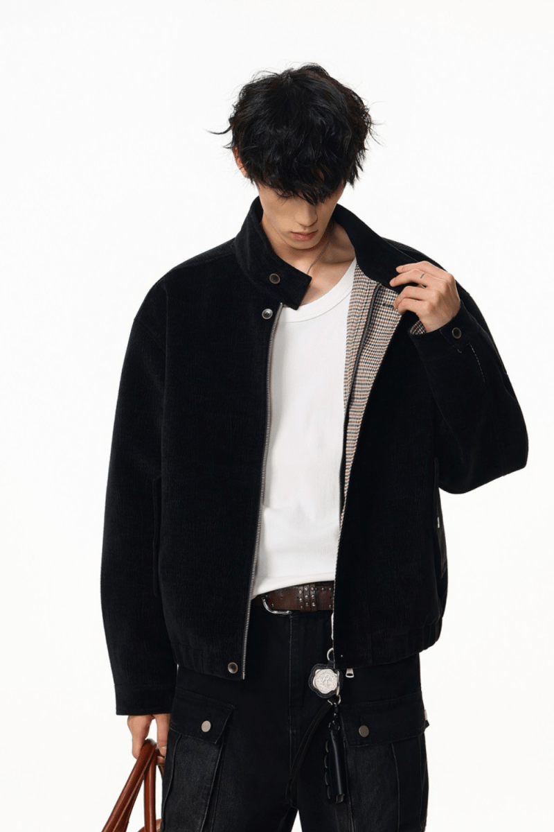 Soft Frame Corduroy Jacket - Revivo Avenue