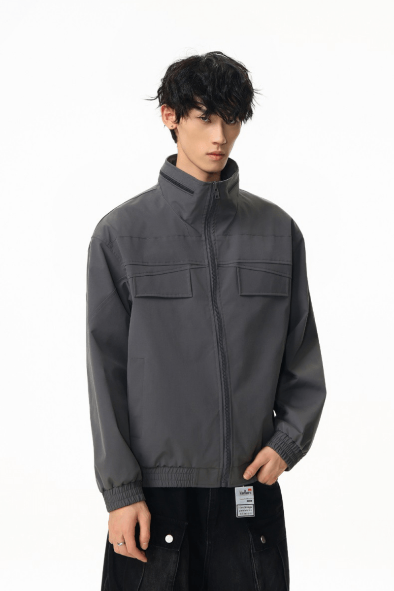Soft Structure Zip Jacket - Revivo Avenue