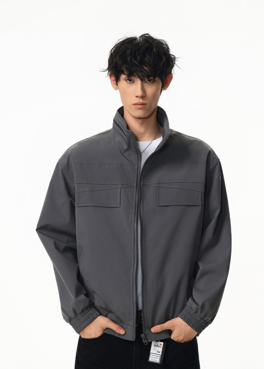 Soft Structure Zip Jacket - Revivo Avenue