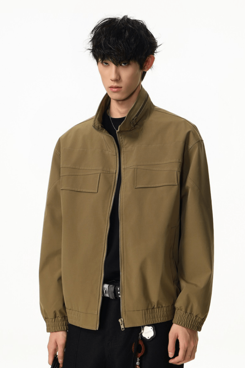 Soft Structure Zip Jacket - Revivo Avenue