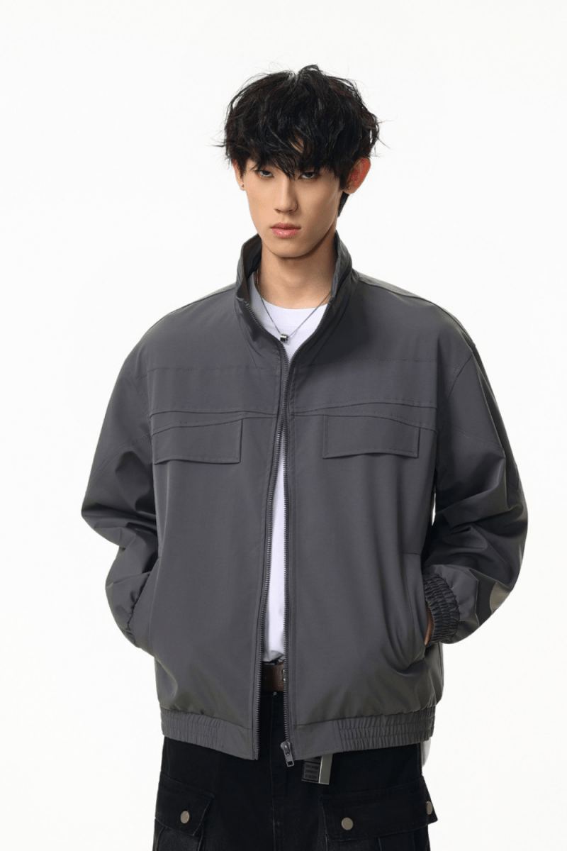 Soft Structure Zip Jacket - Revivo Avenue