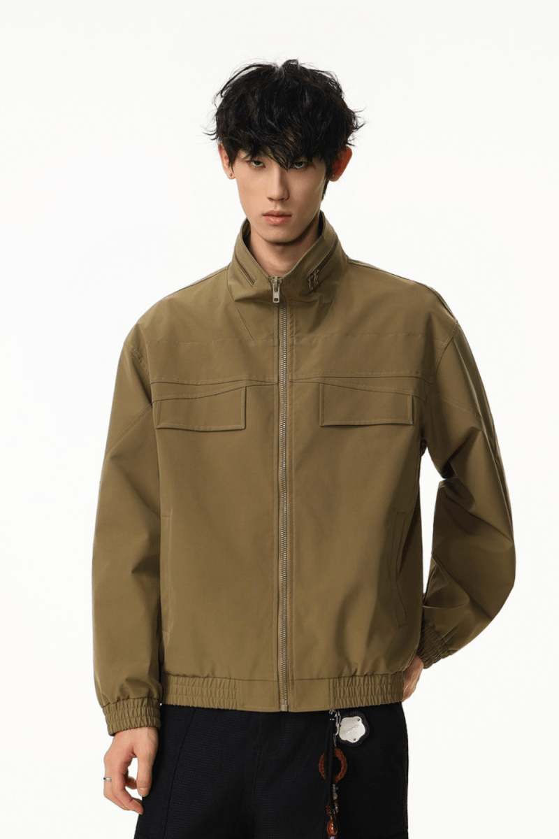 Soft Structure Zip Jacket - Revivo Avenue