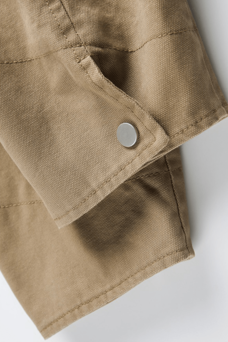 Structured Cotton Zip Jacket - Revivo Avenue