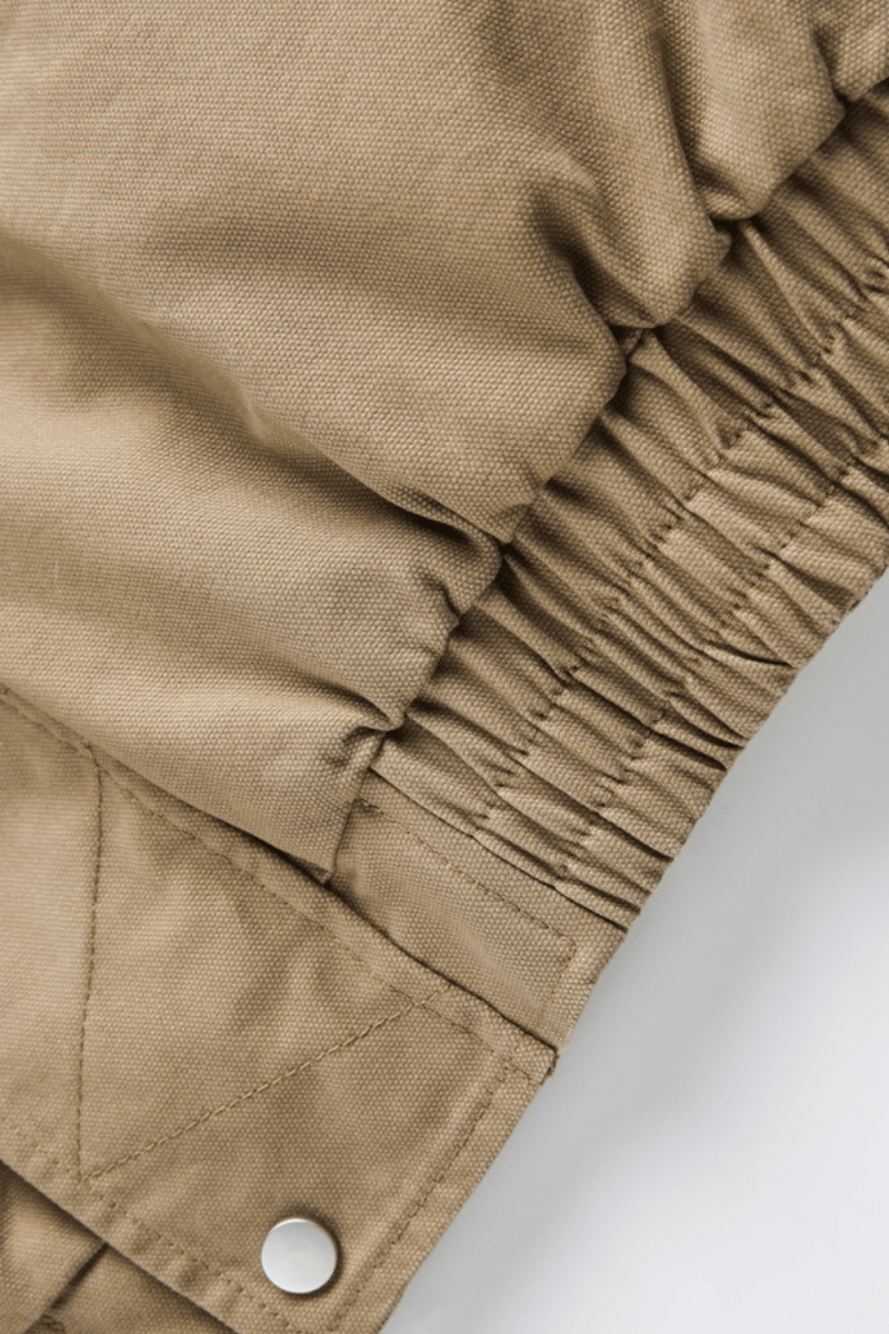 Structured Cotton Zip Jacket - Revivo Avenue