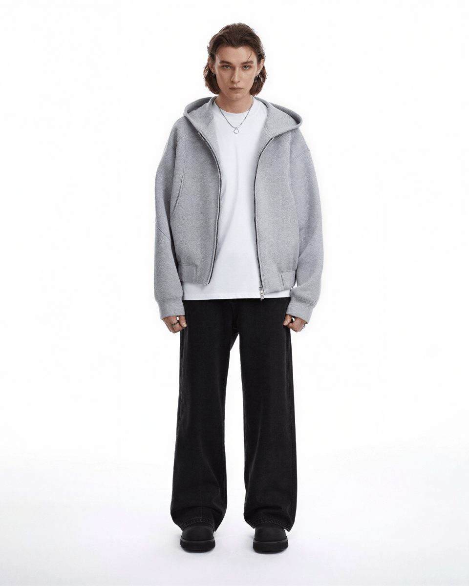 Studio Cropped Boxy Hoodie - Revivo Avenue