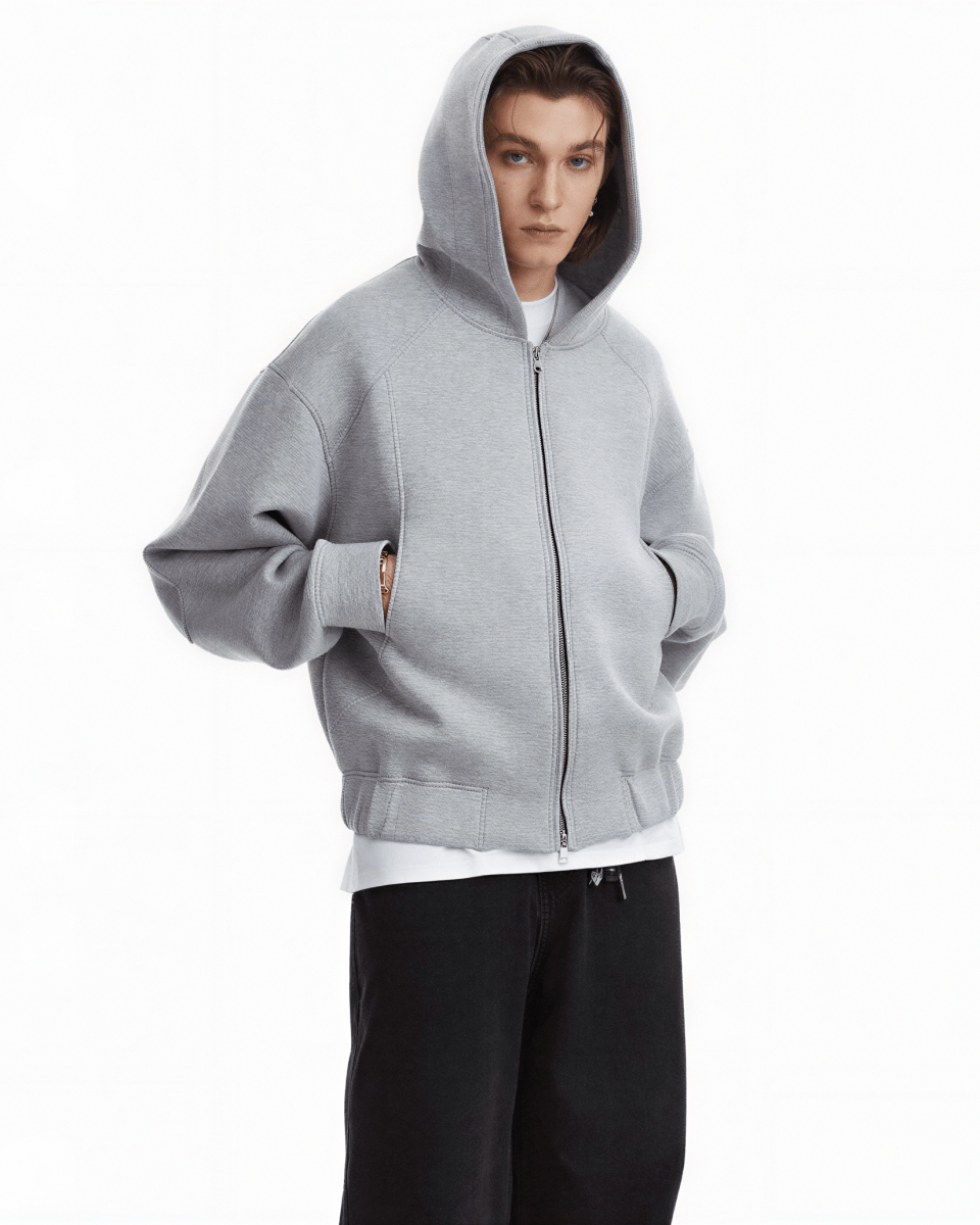 Studio Cropped Boxy Hoodie - Revivo Avenue