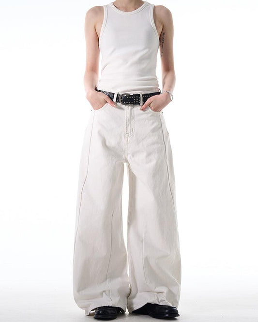 SOLAR WIDE-LEG JEANS - Revivo Avenue