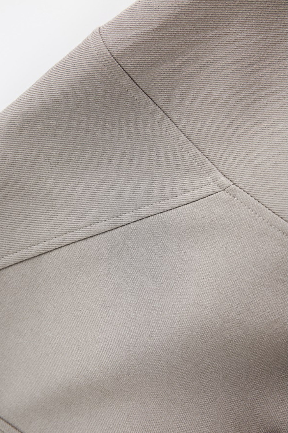 Structured Twill Bomber Jacket