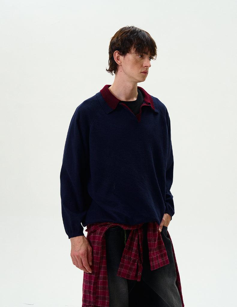 LOIRE V-NECK SWEATER - Revivo Avenue
