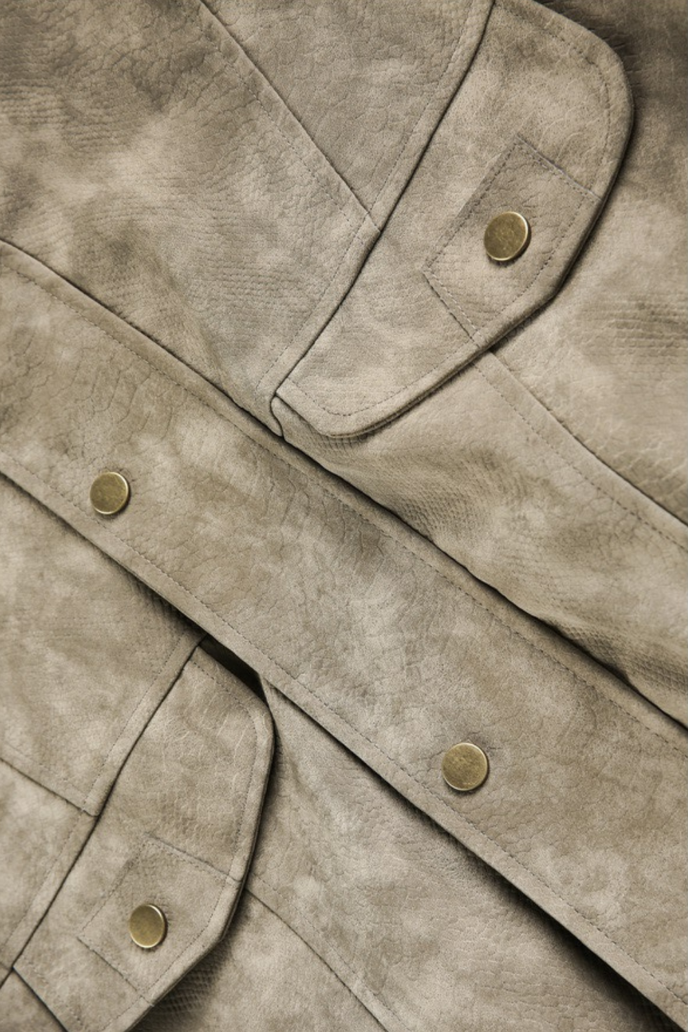 Vintage Python Faux Leather Jacket