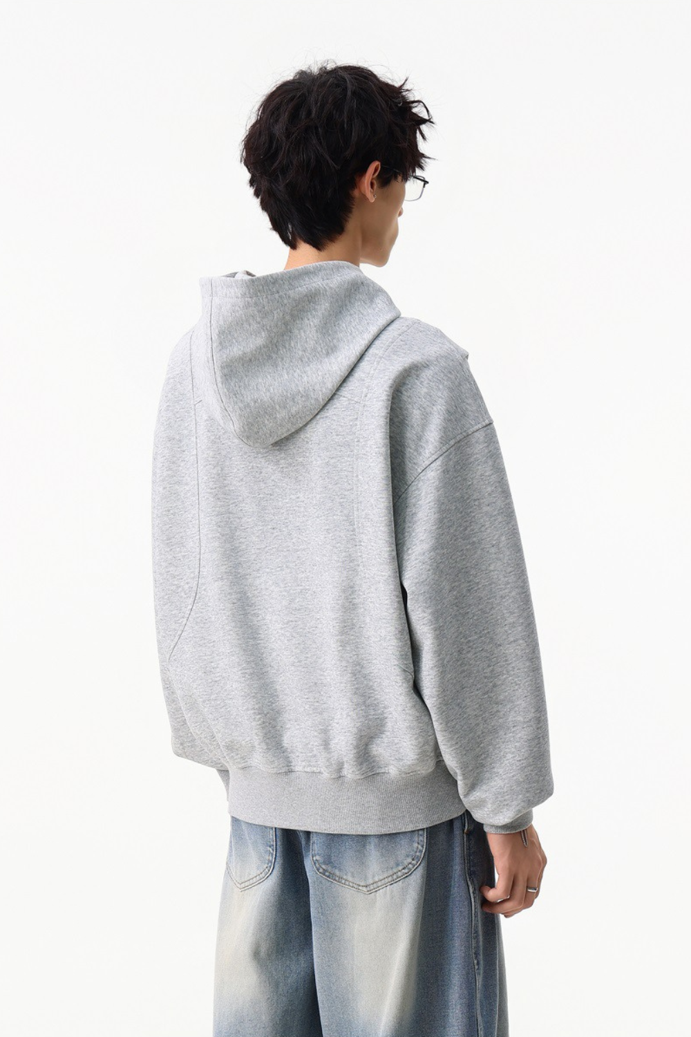 Boxy Hooded Sweatshirt