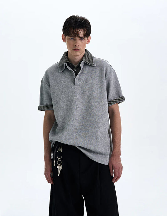 THE CONTRAST COLLAR KNIT POLO