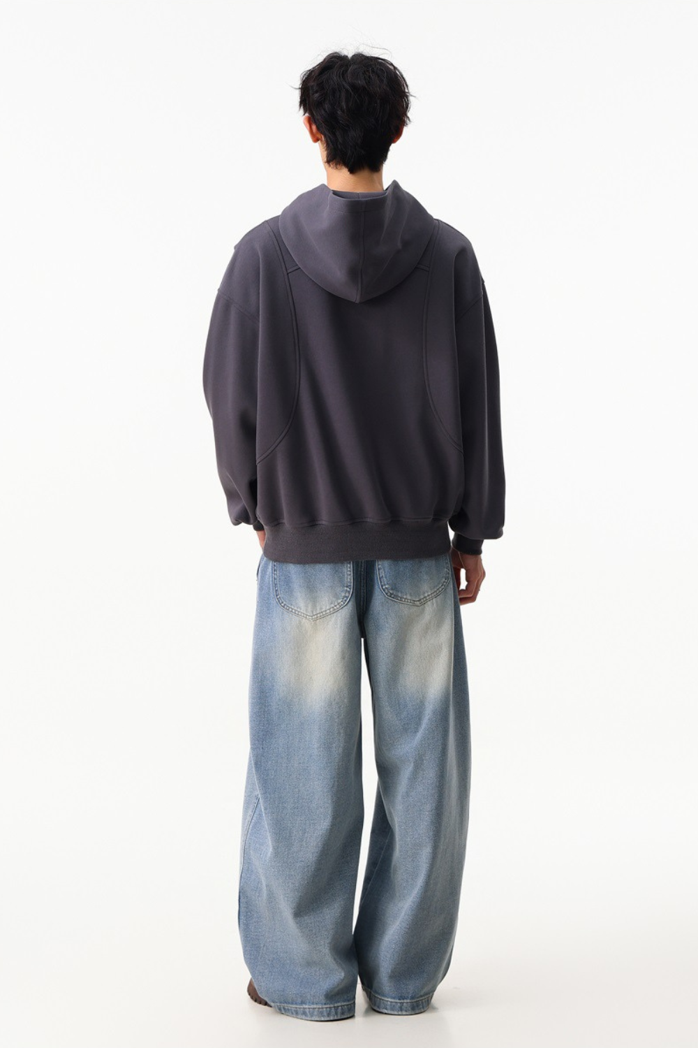 Boxy Hooded Sweatshirt