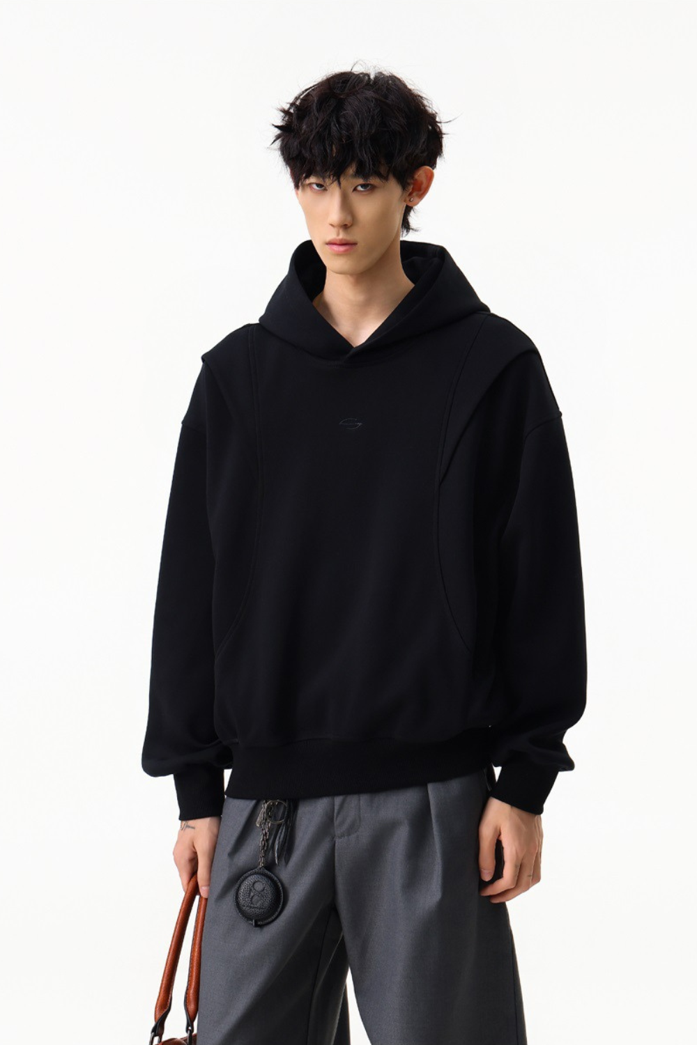 Boxy Hooded Sweatshirt