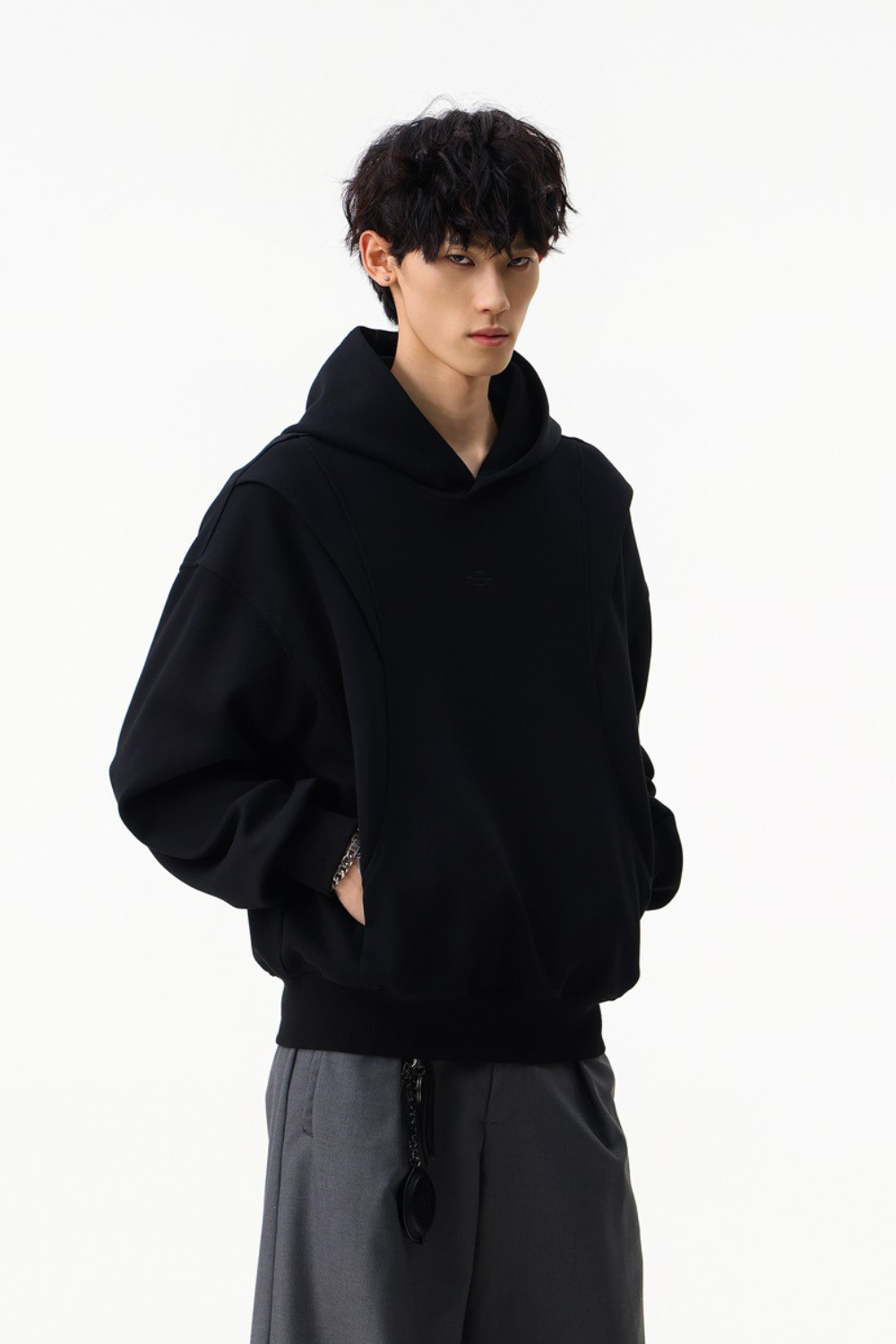 Boxy Hooded Sweatshirt