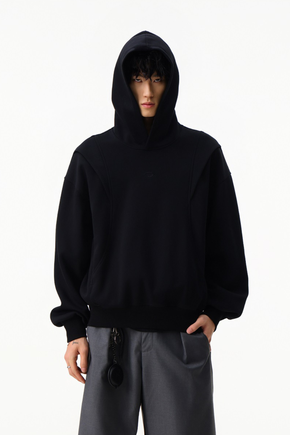 Boxy Hooded Sweatshirt