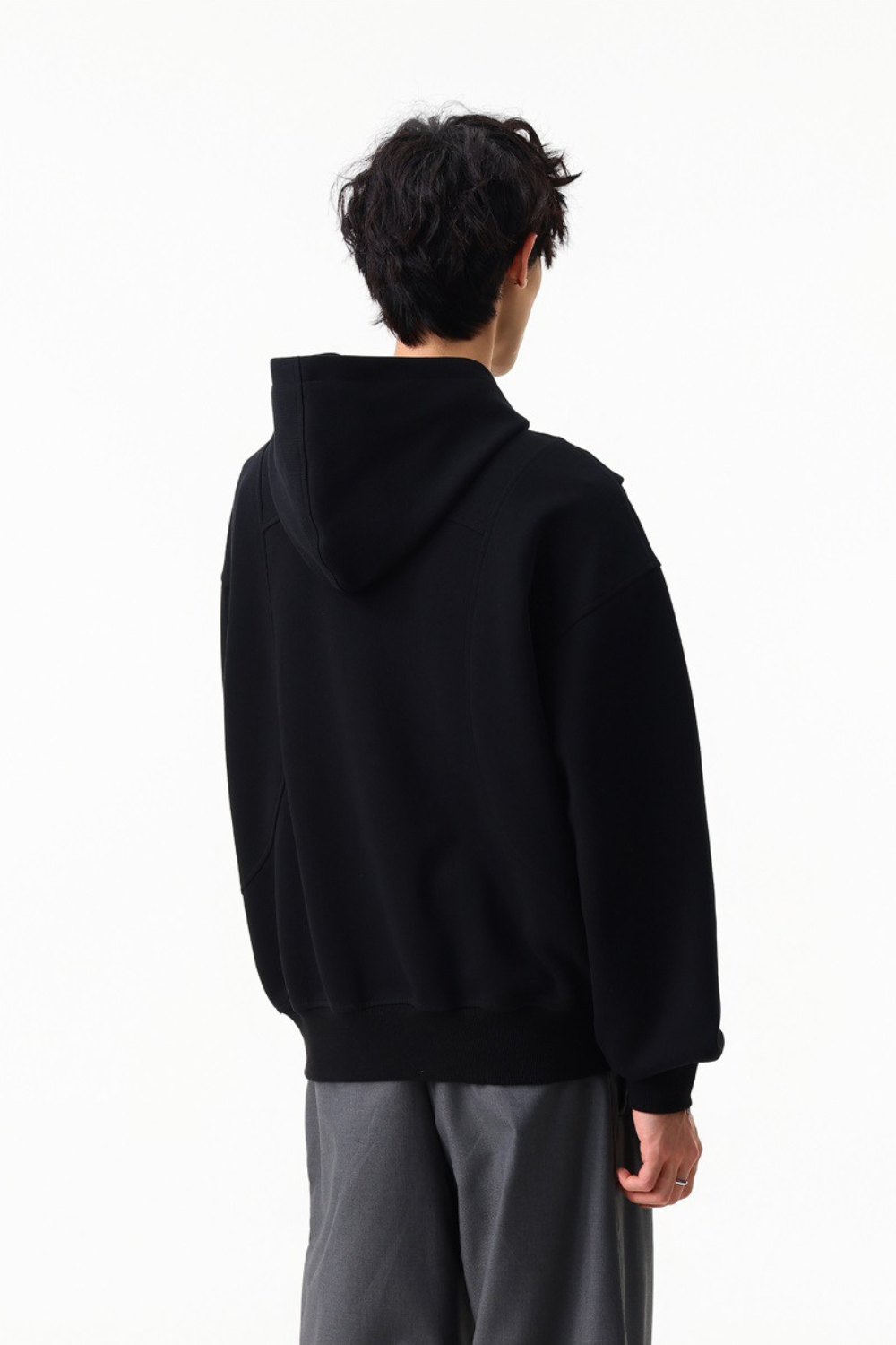 Boxy Hooded Sweatshirt