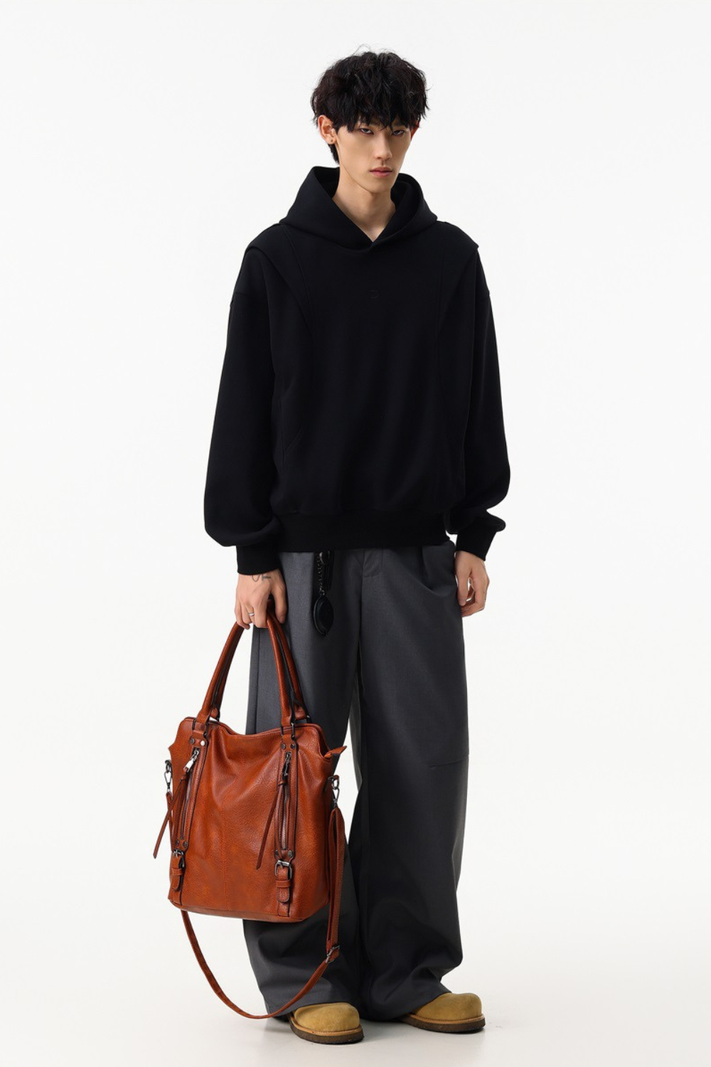 Boxy Hooded Sweatshirt