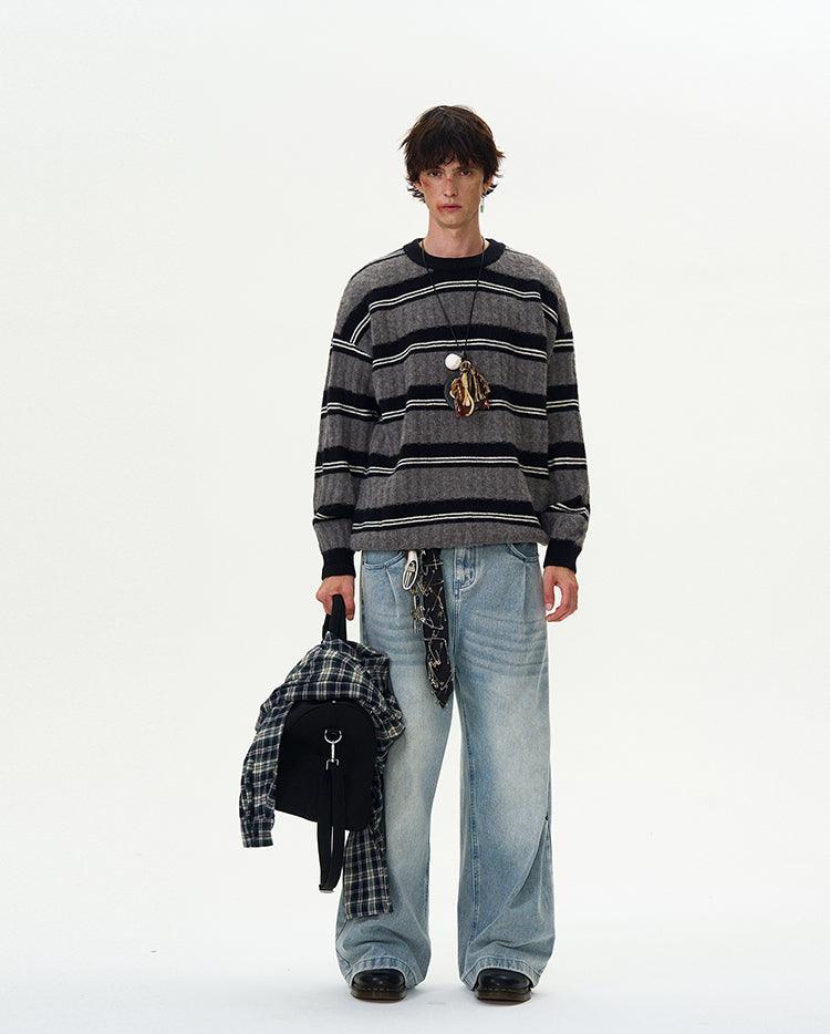 SAINT-ANTOINE STRIPE SWEATER - Revivo Avenue