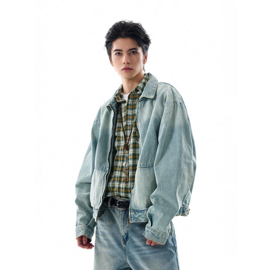 TOULOUSE DENIM BOMBER - Revivo Avenue