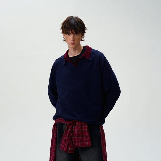 LOIRE V-NECK SWEATER - Revivo Avenue