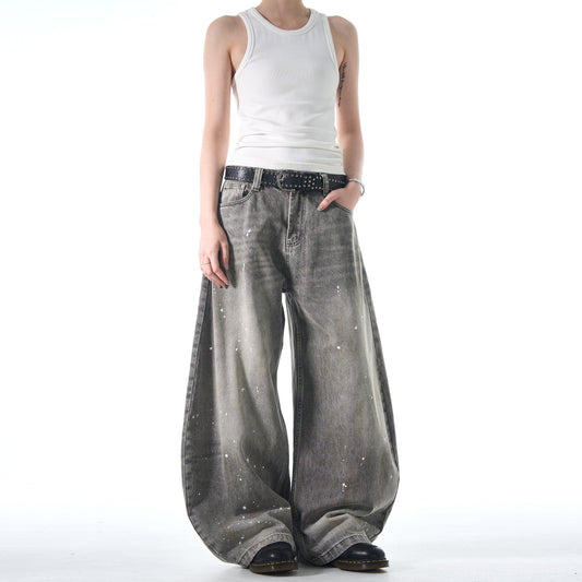 ECLIPSE PAINT SPLATTER JEANS - Revivo Avenue
