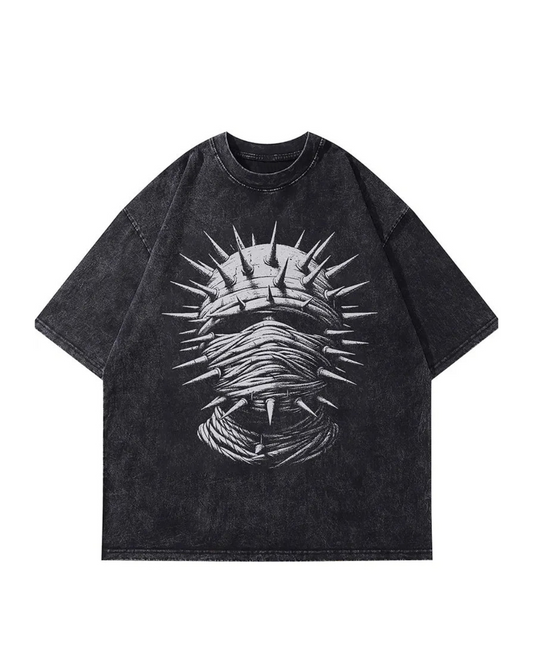 SPIKE GRAPHIC OVERSIZED TEE