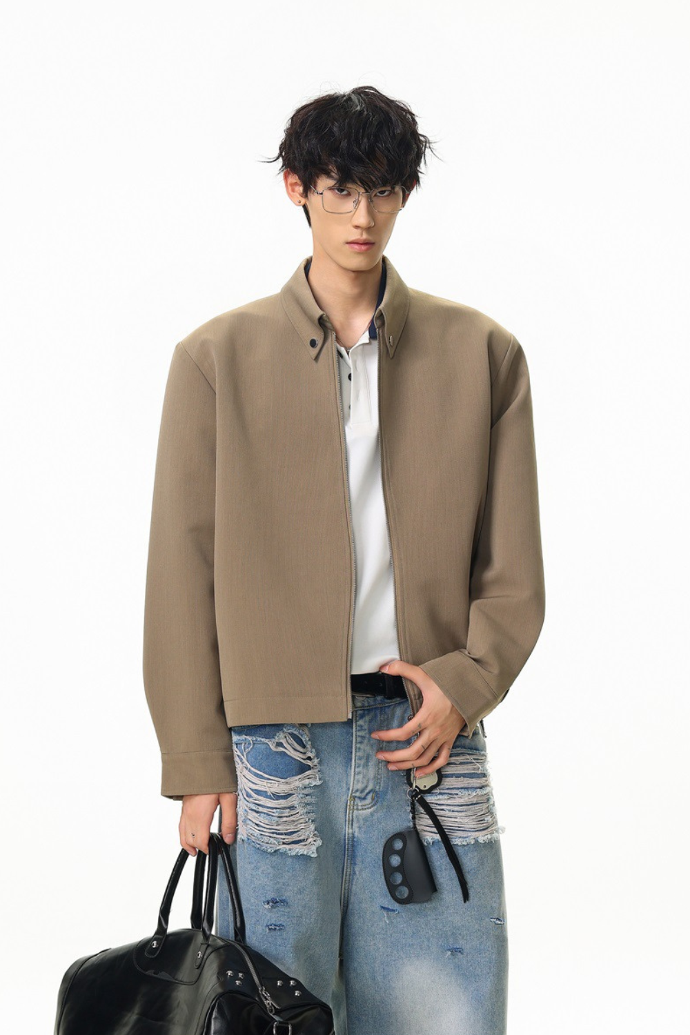 Asymmetric Zip Jacket