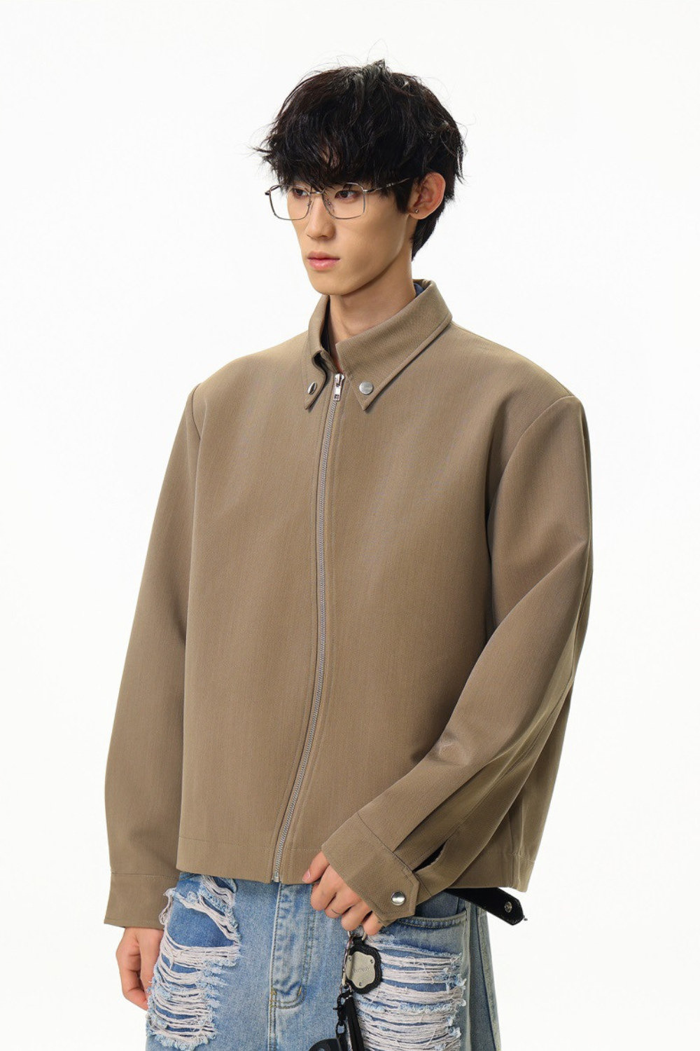 Asymmetric Zip Jacket