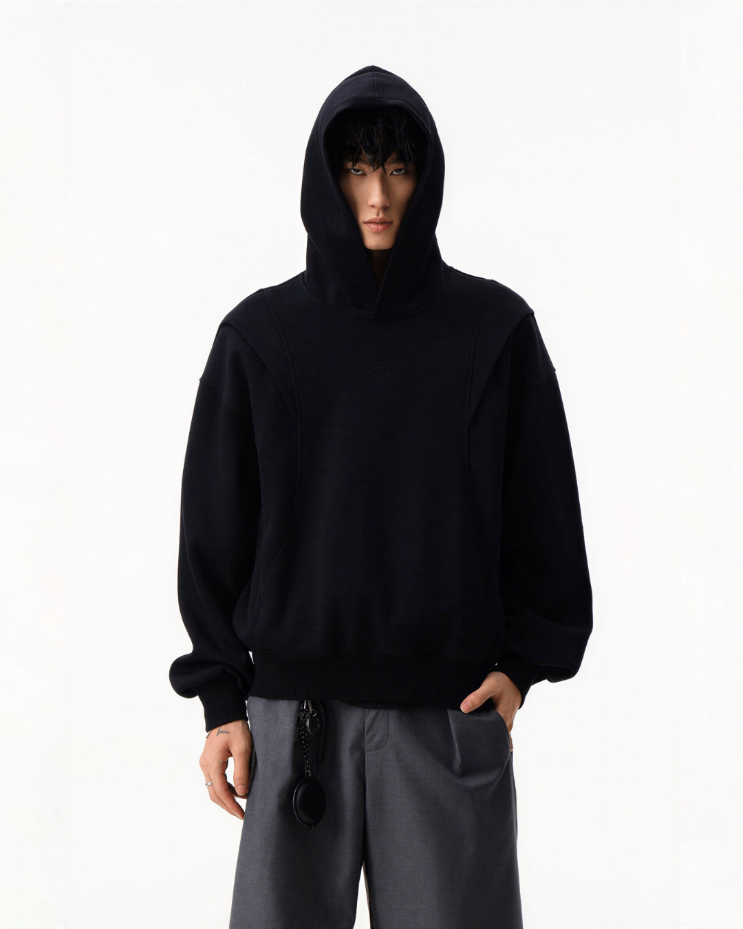 Boxy Hooded Sweatshirt