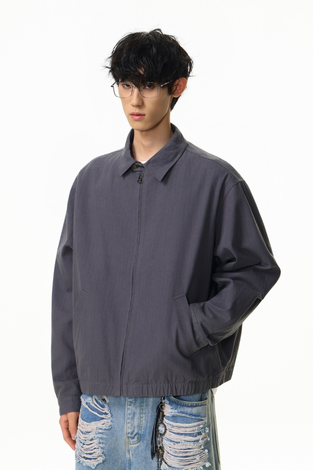 Clean Cut Cotton Jacket