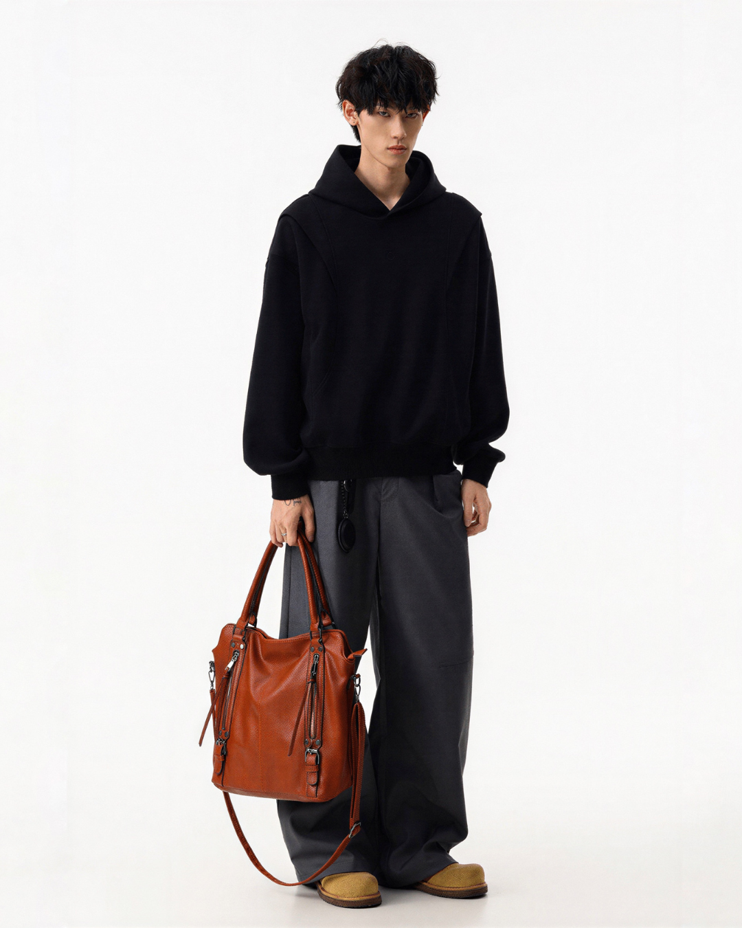 Boxy Hooded Sweatshirt