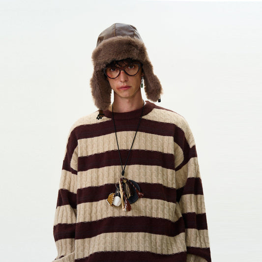 SAINT-ANTOINE STRIPE SWEATER - Revivo Avenue