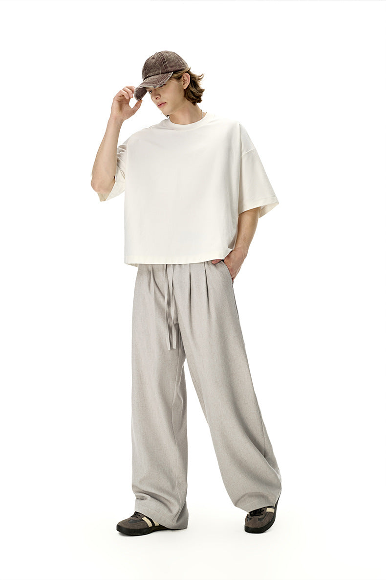 LINEN BLEND PANTS