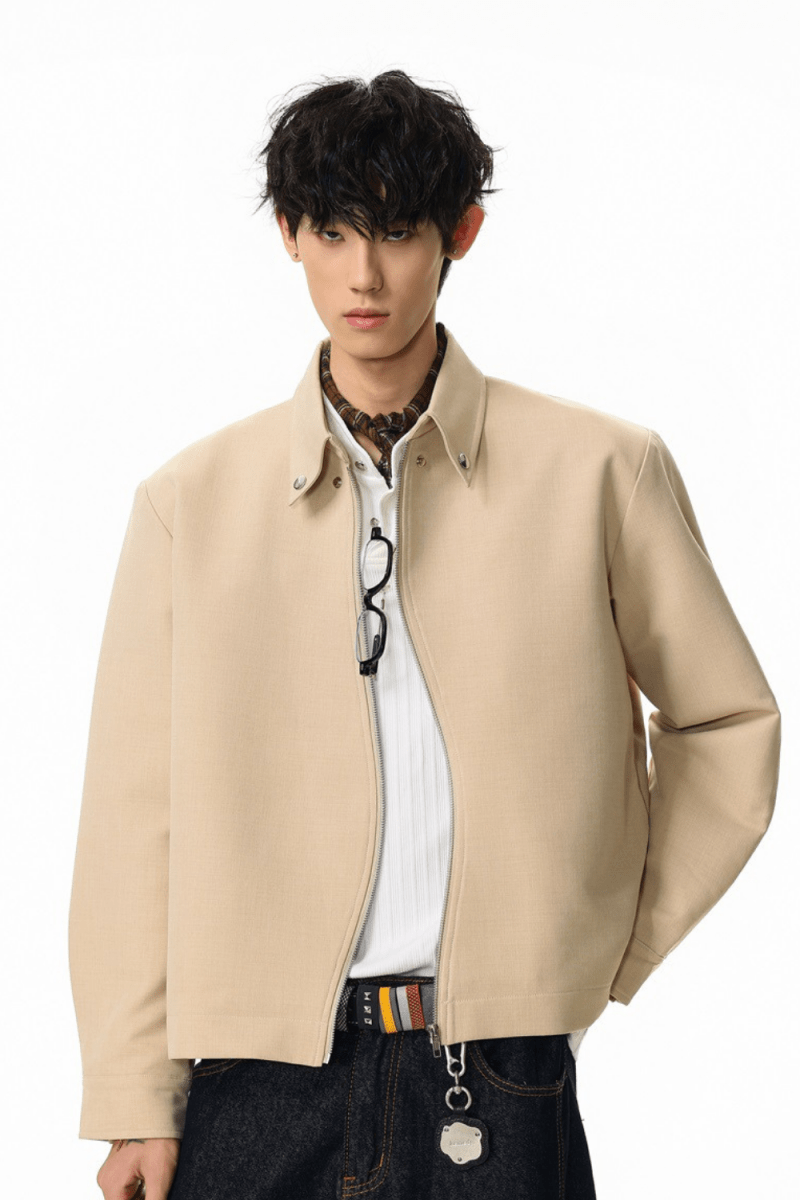 Asymmetric Zip Jacket - Revivo Avenue